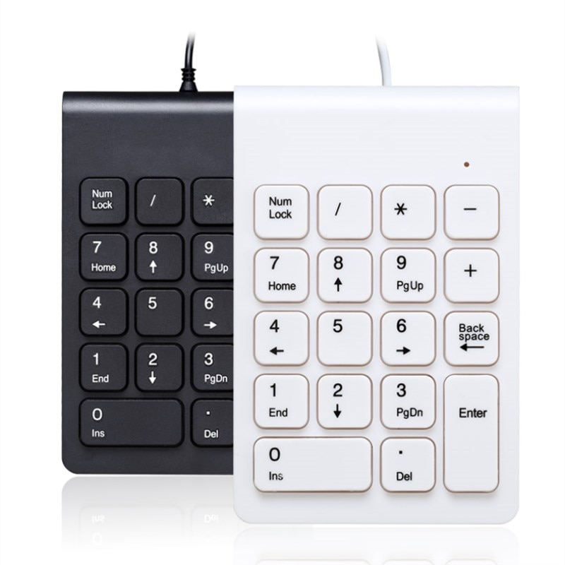 Portable Mini Keypad in Black and White