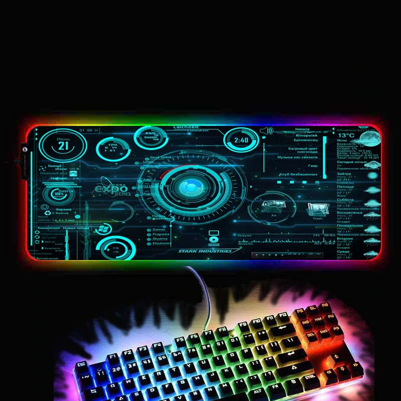 Stylish Colorful LED Mouse Pad