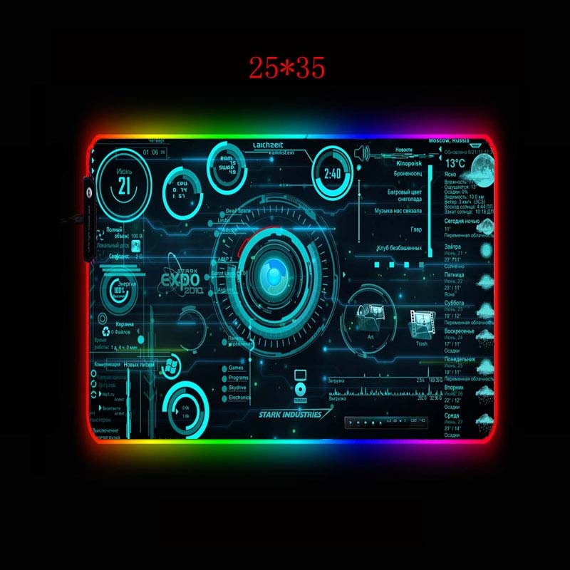 Stylish Colorful LED Mouse Pad