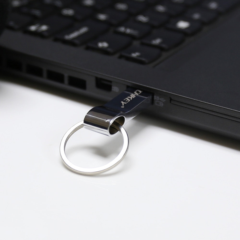 Waterproof USB Flash Drive with Key Ring