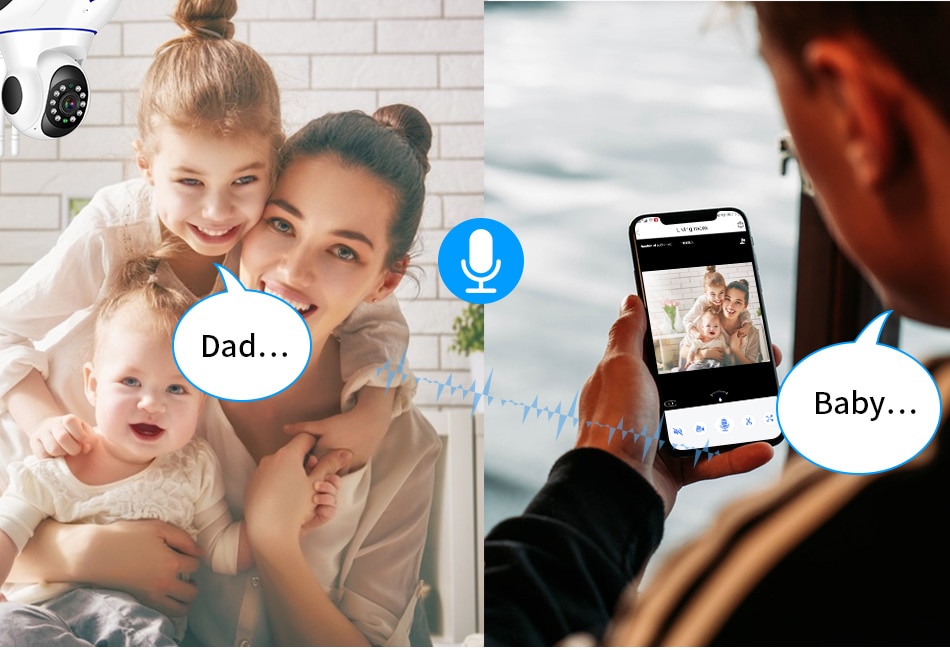 1536P WiFi Home Security Camera