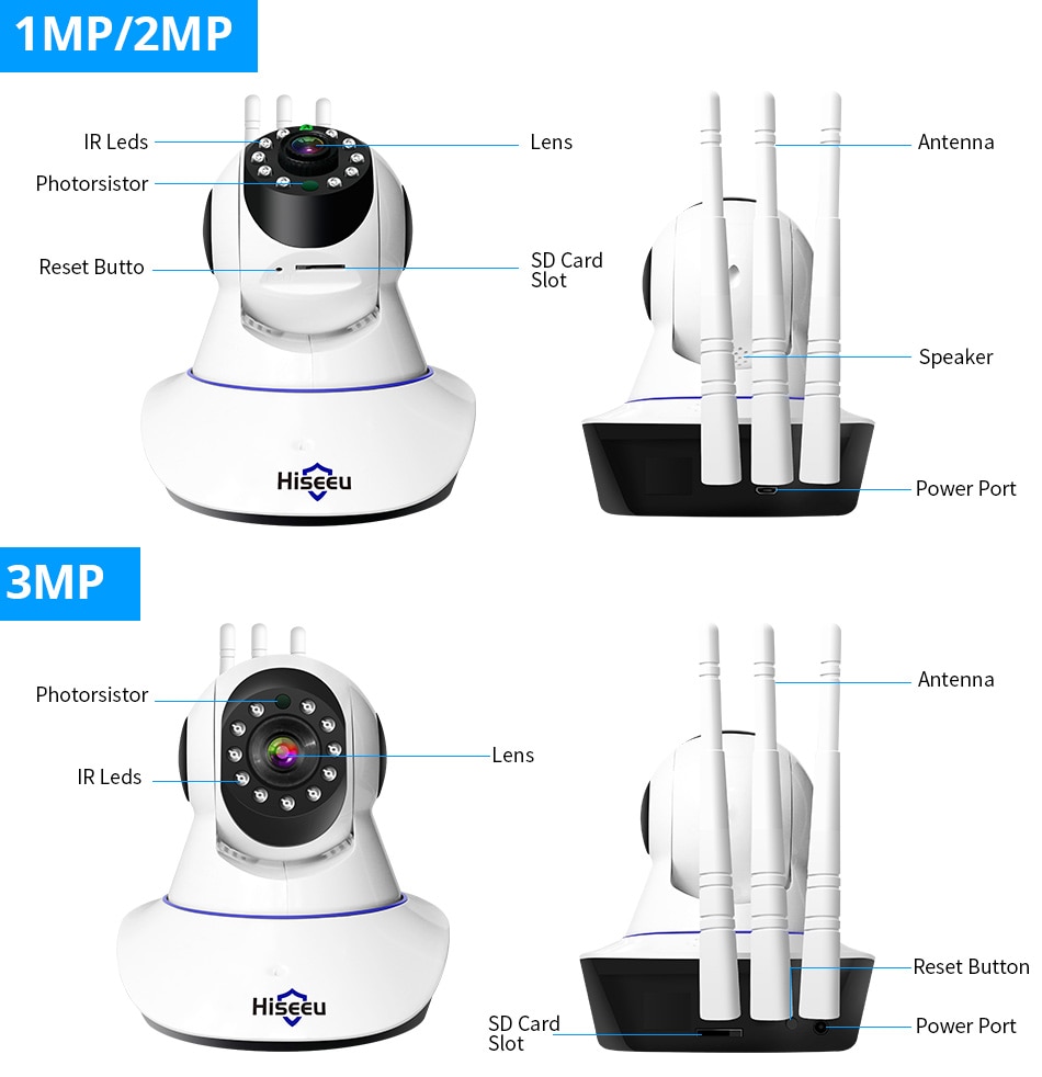 1536P WiFi Home Security Camera