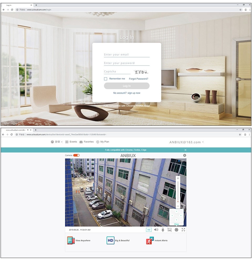 Outdoor Home Security PTZ Camera
