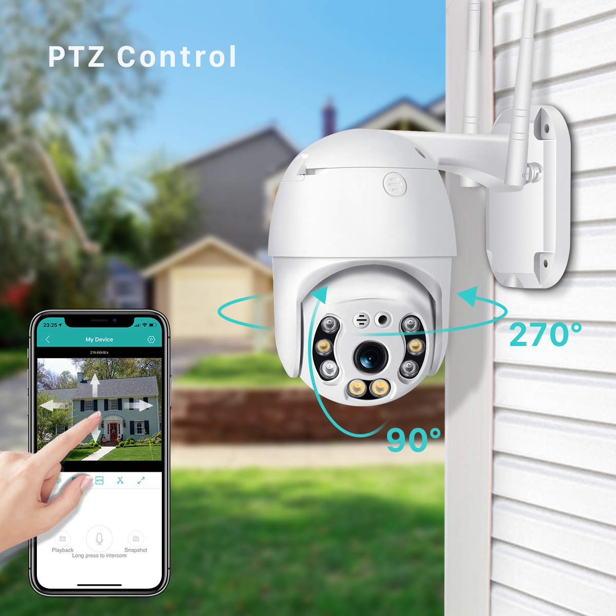 1080P Outdoor Zoom Security Camera