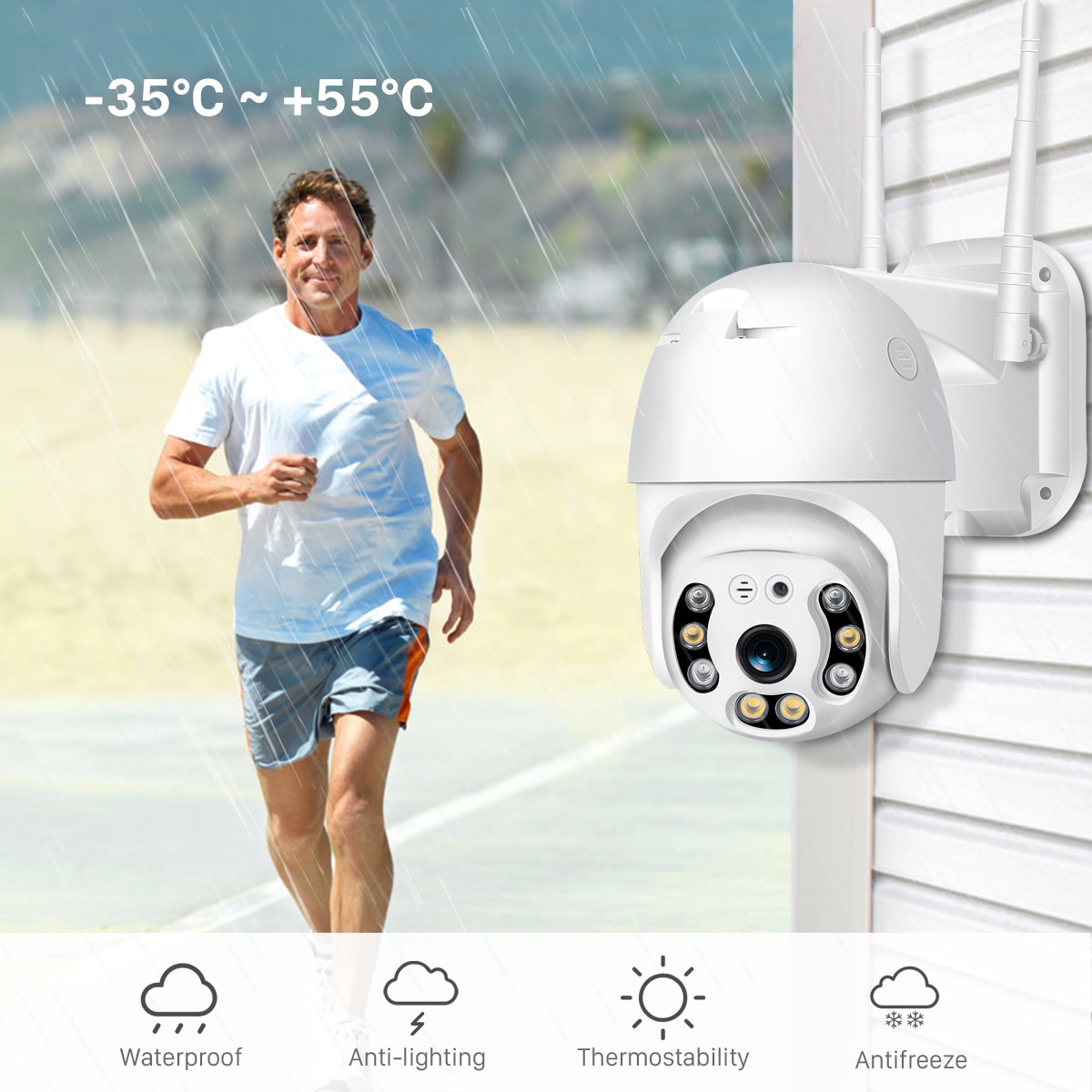1080P Outdoor Zoom Security Camera
