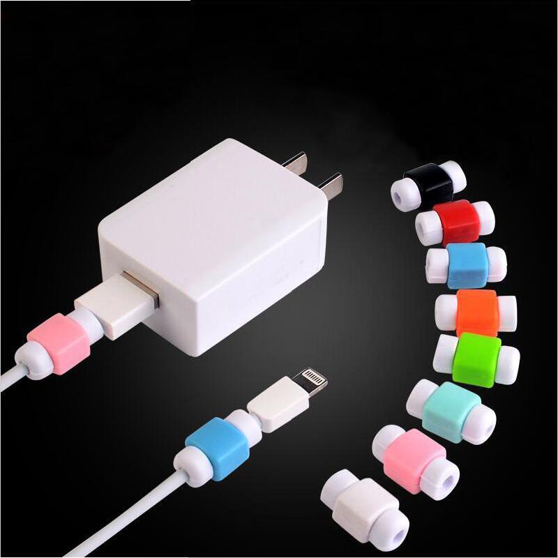 10 Pcs Candy Color Cable Protectors Set
