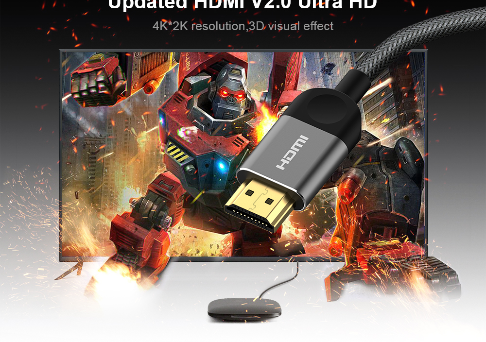 HDMI 4K and 3D Cable for Laptops