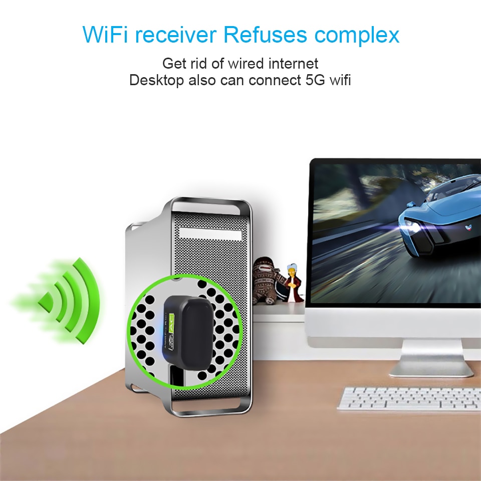 Black / White USB Wi-Fi Adapter