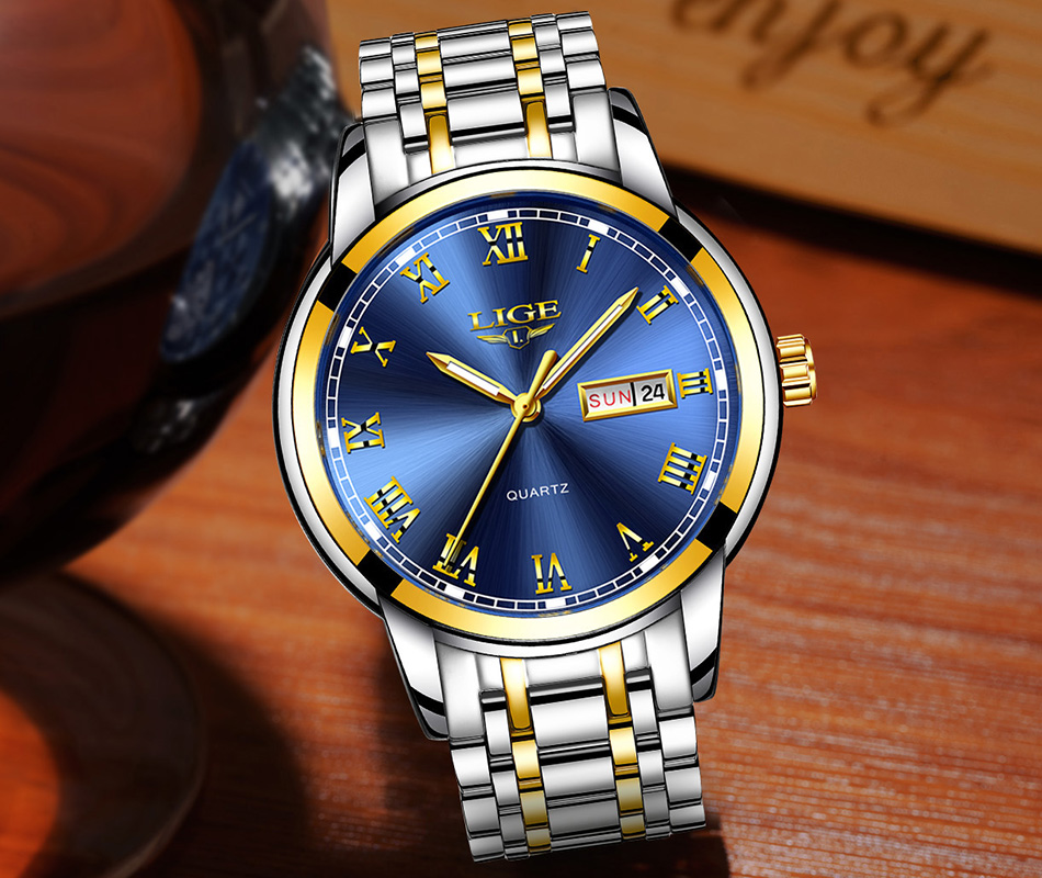Men's Classic Stainless Steel Quartz Watch