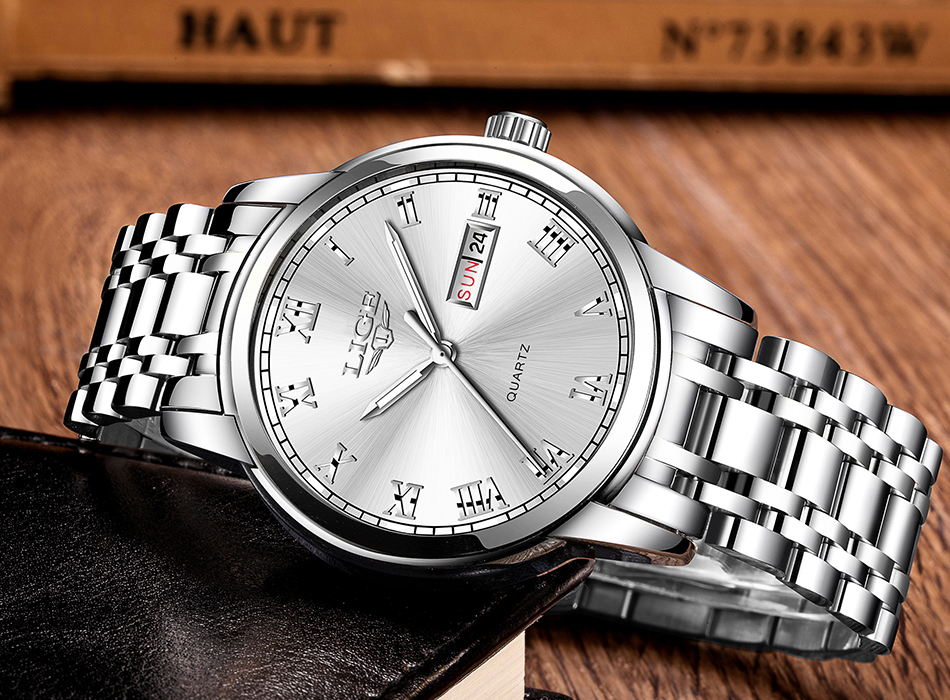 Men's Classic Stainless Steel Quartz Watch