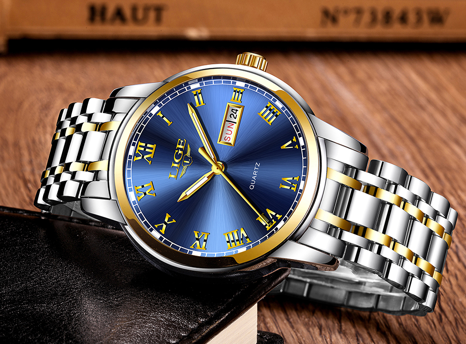 Men's Classic Stainless Steel Quartz Watch