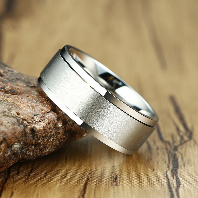 Personalized Spinner Ring for Men