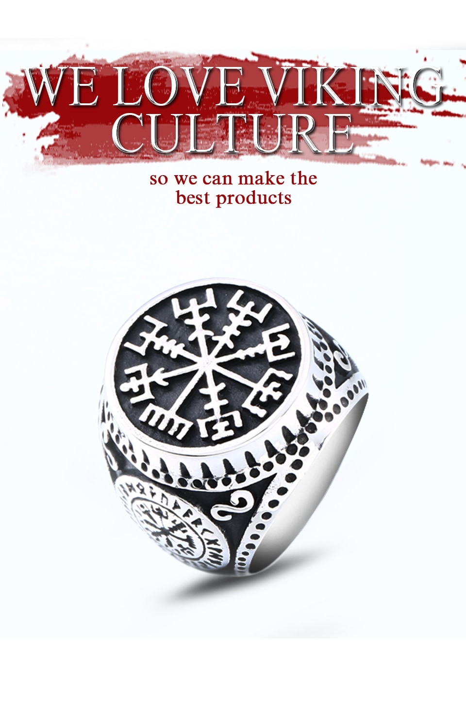 Men's Nordic Stainless Steel Ring
