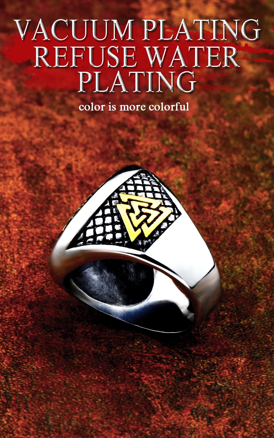 Men's Nordic Stainless Steel Ring