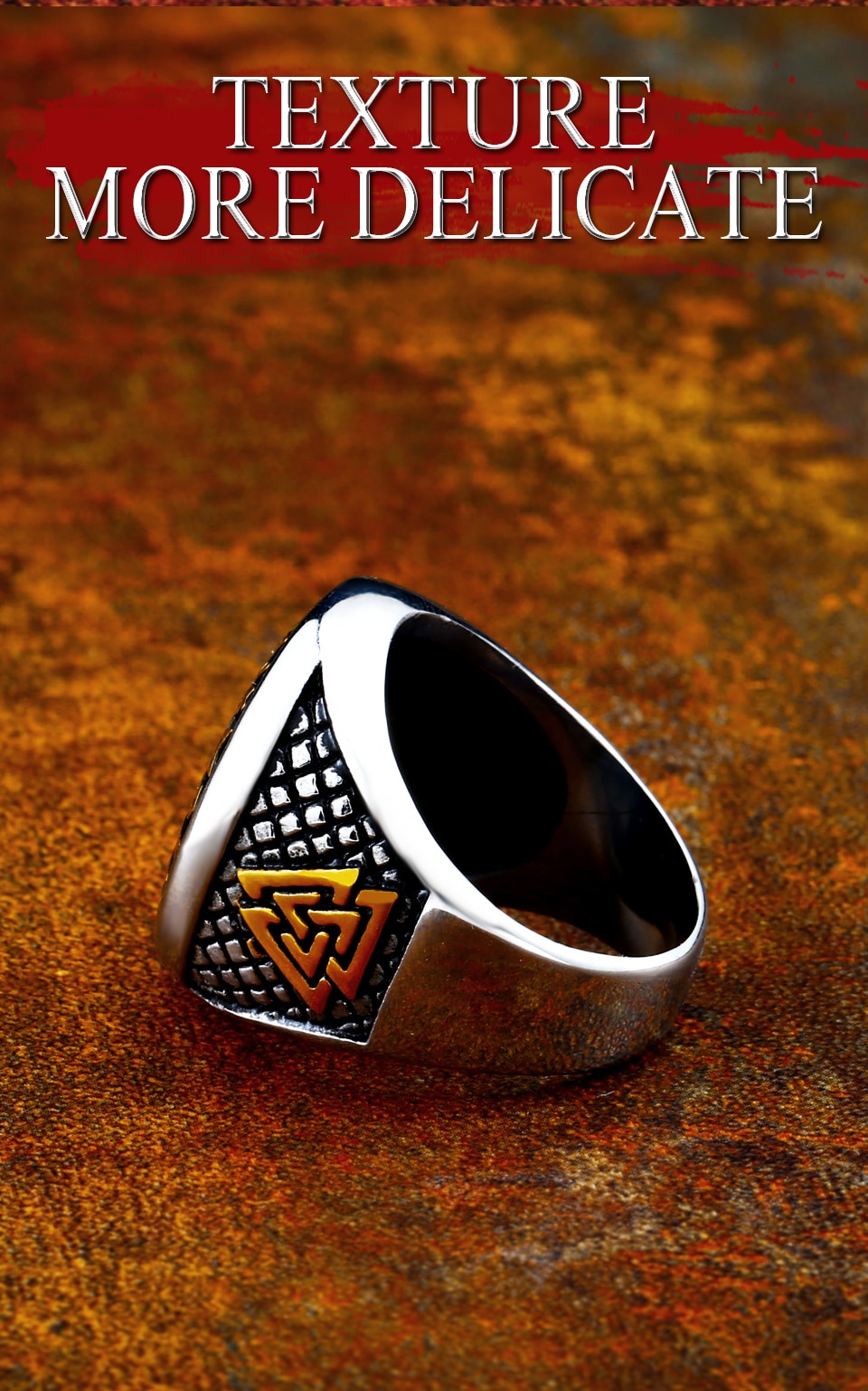 Men's Nordic Stainless Steel Ring