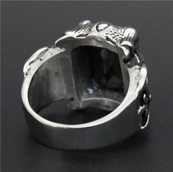 Men's Stainless Steel Anchor Ring