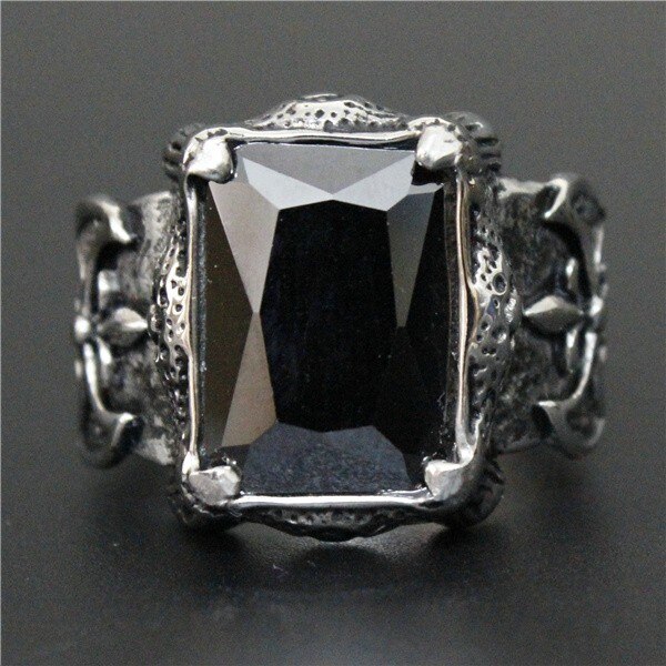 Men's Stainless Steel Anchor Ring