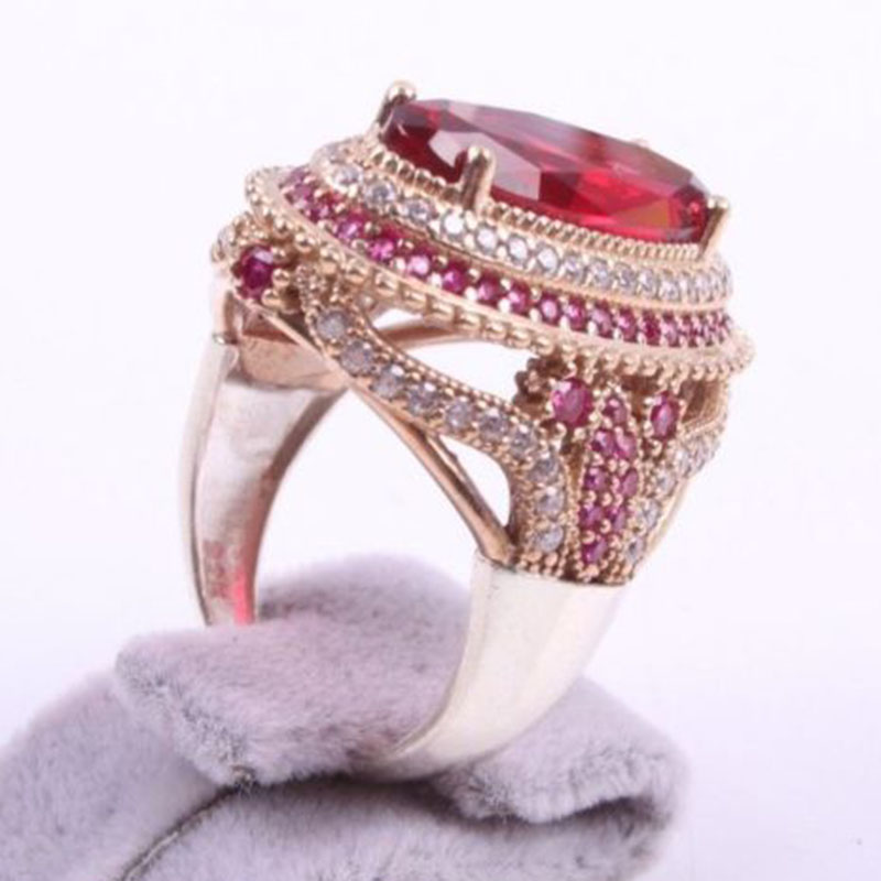 Women's Crystal Patterned Rings