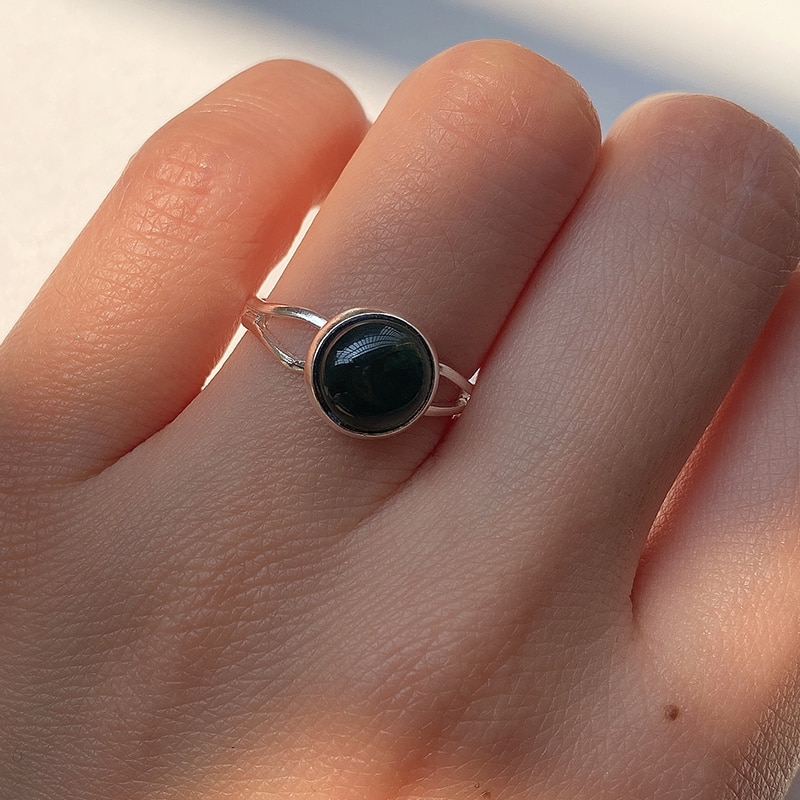 Natural Stone Open Ring for Women