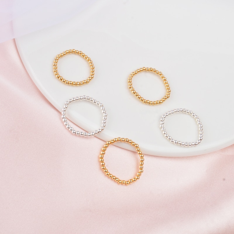 Minimal 925 Sterling Natural Pearl Rings for Women